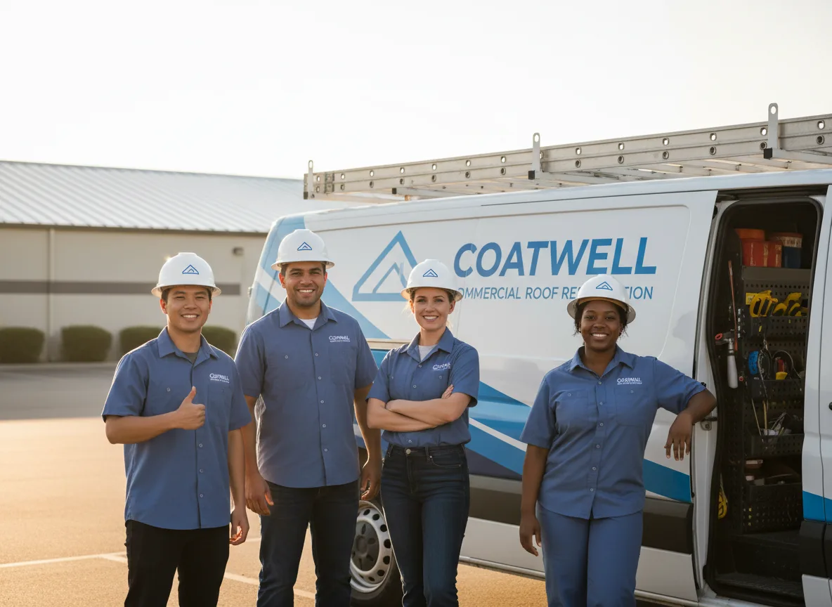 Commercial roof coating company in Farmington, NY