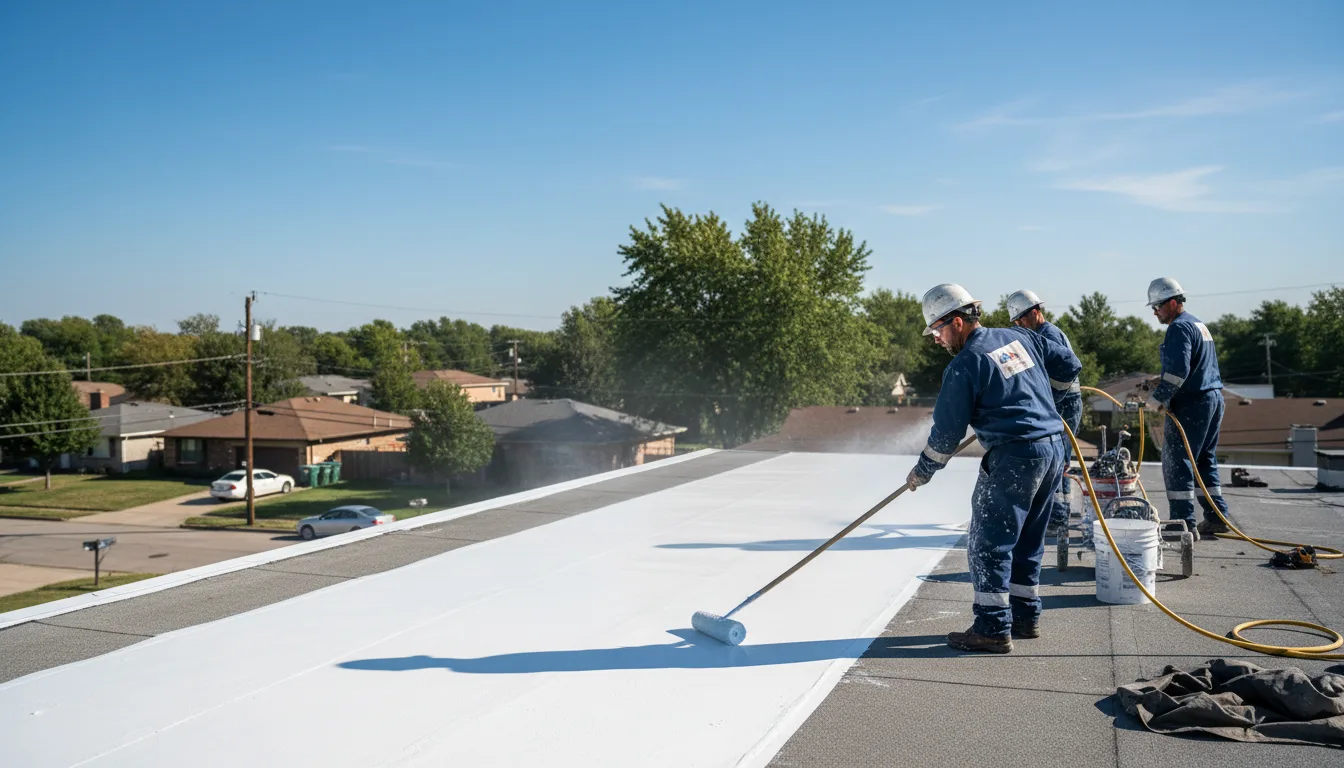 Commercial roof coating in Farmington, NY near me